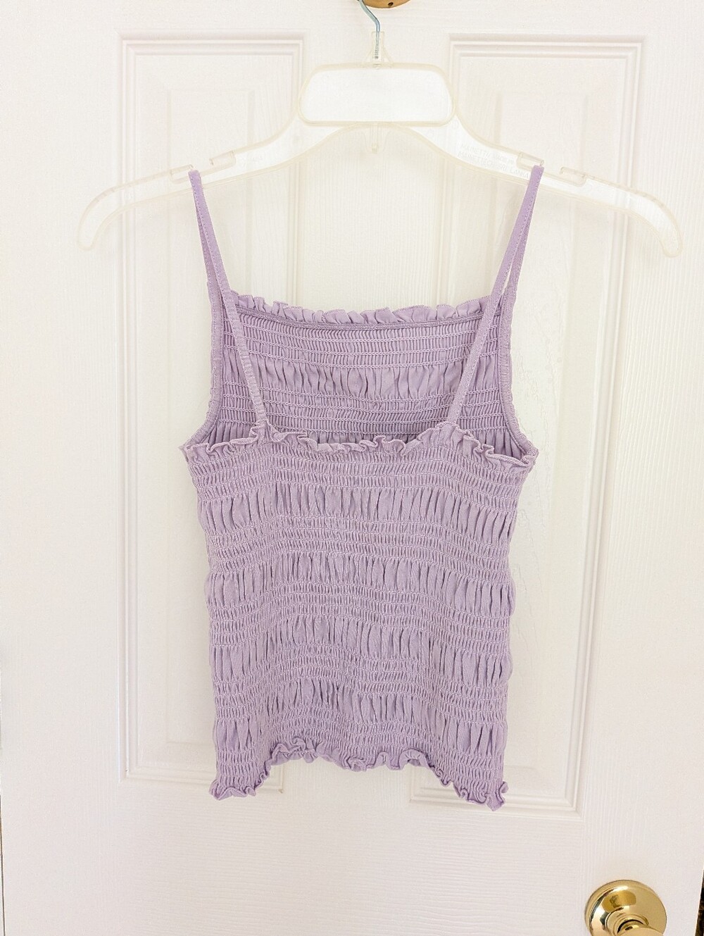Lavender H&M Elastic Ruched Tank - Picture 3 of 4